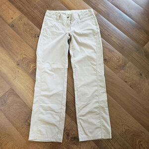 Magellan S Womens Travel Gear Pants Stretch Nylon Lightweight Hike Camp Fish Tan